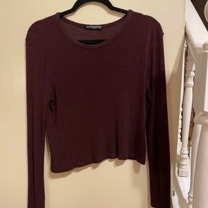 Brandy Melville Burgundy Sweater (OS)